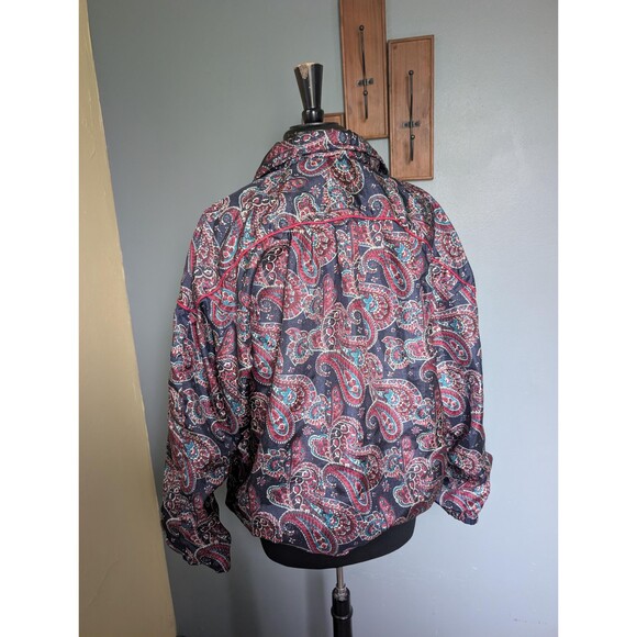 Vintage 80s Windbreaker Track Jacket By Jennifer Moore - Picture 4 of 10